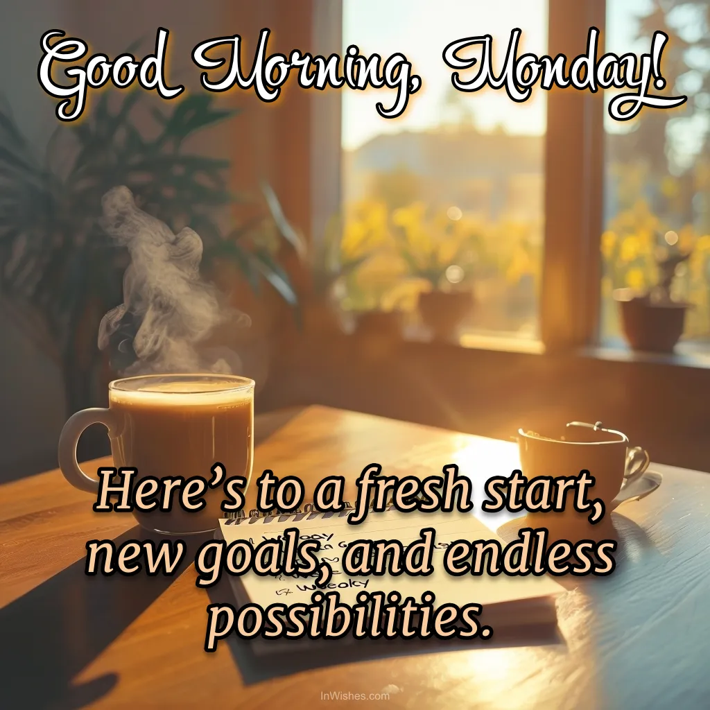 Fresh Start and New Goals for Monday