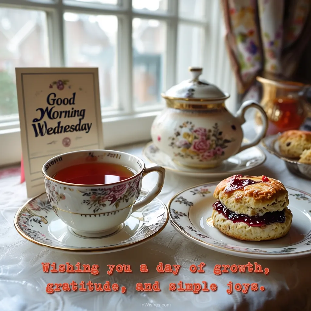 Good Morning, Wednesday! Growth and Simple Joys