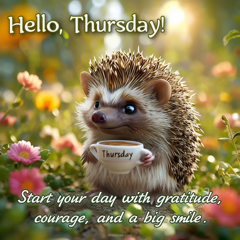 Gratitude and Courage for Thursday