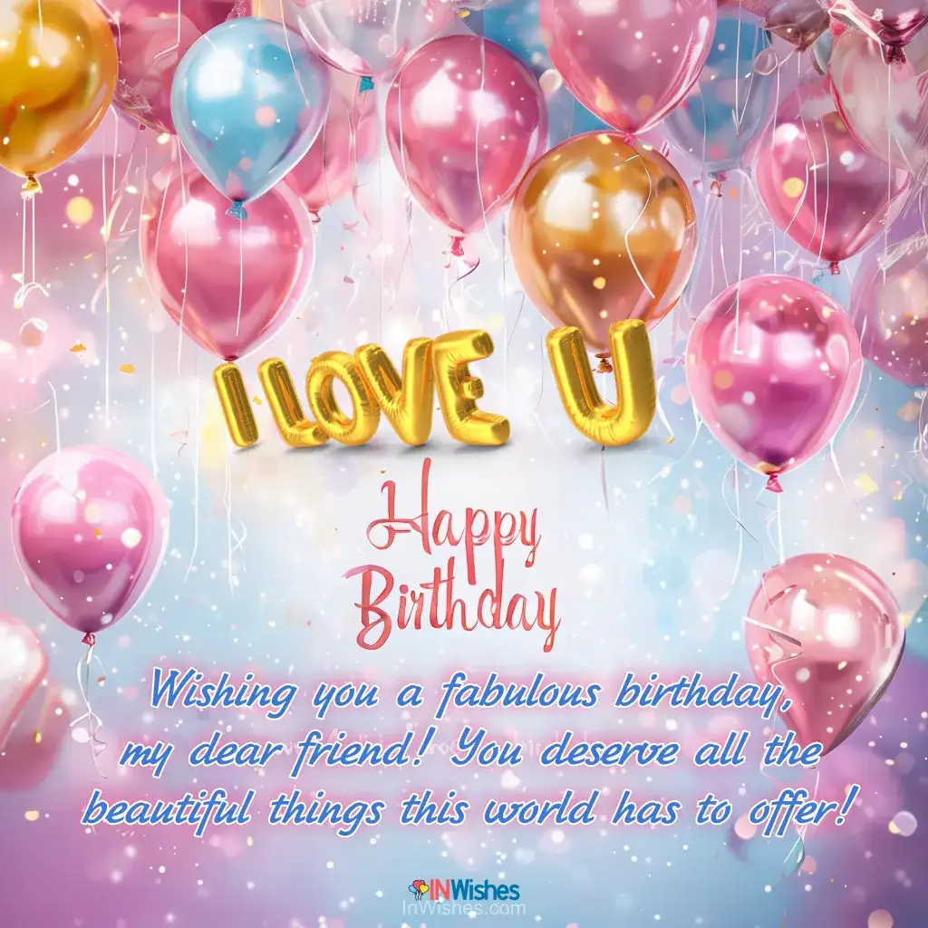 Happy Birthday, my friend β may beauty surround you