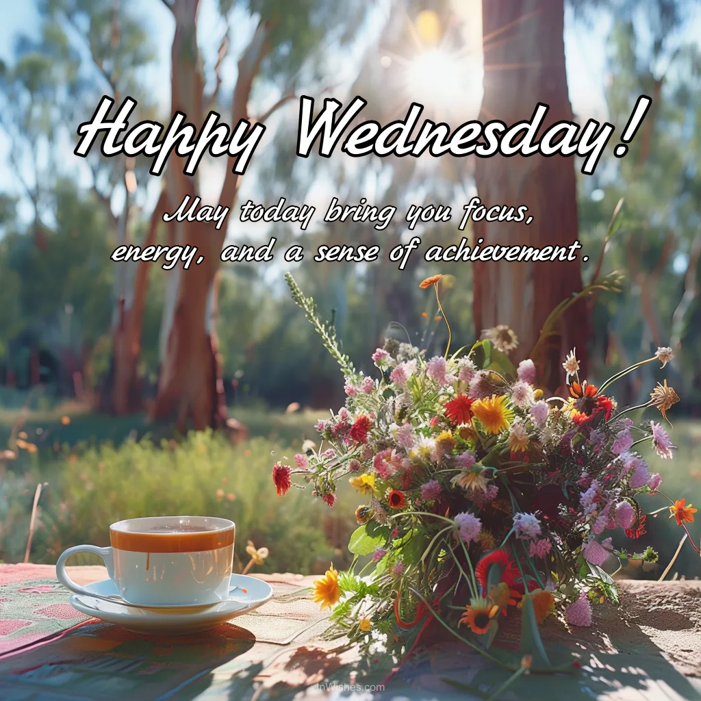 Happy Wednesday! Focus and Achievement