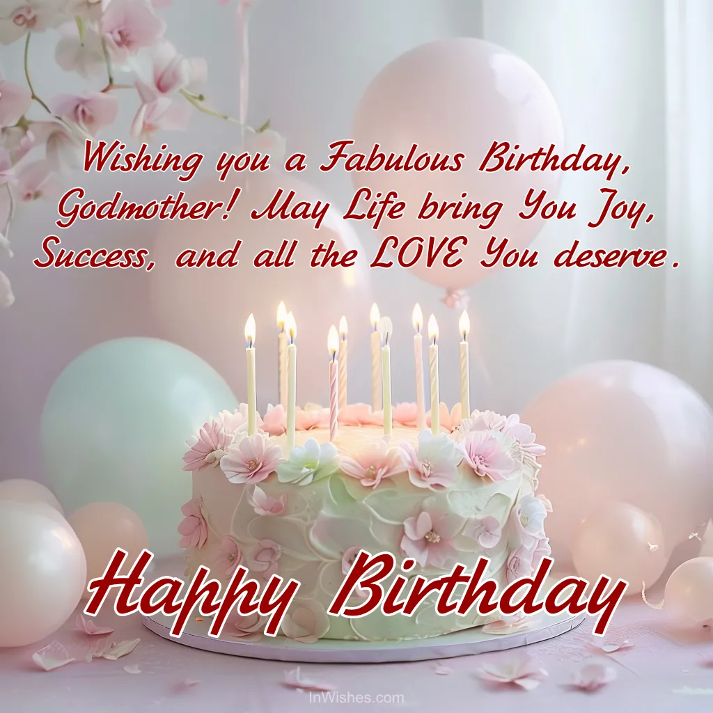 Joy and Success for a Fabulous Godmother